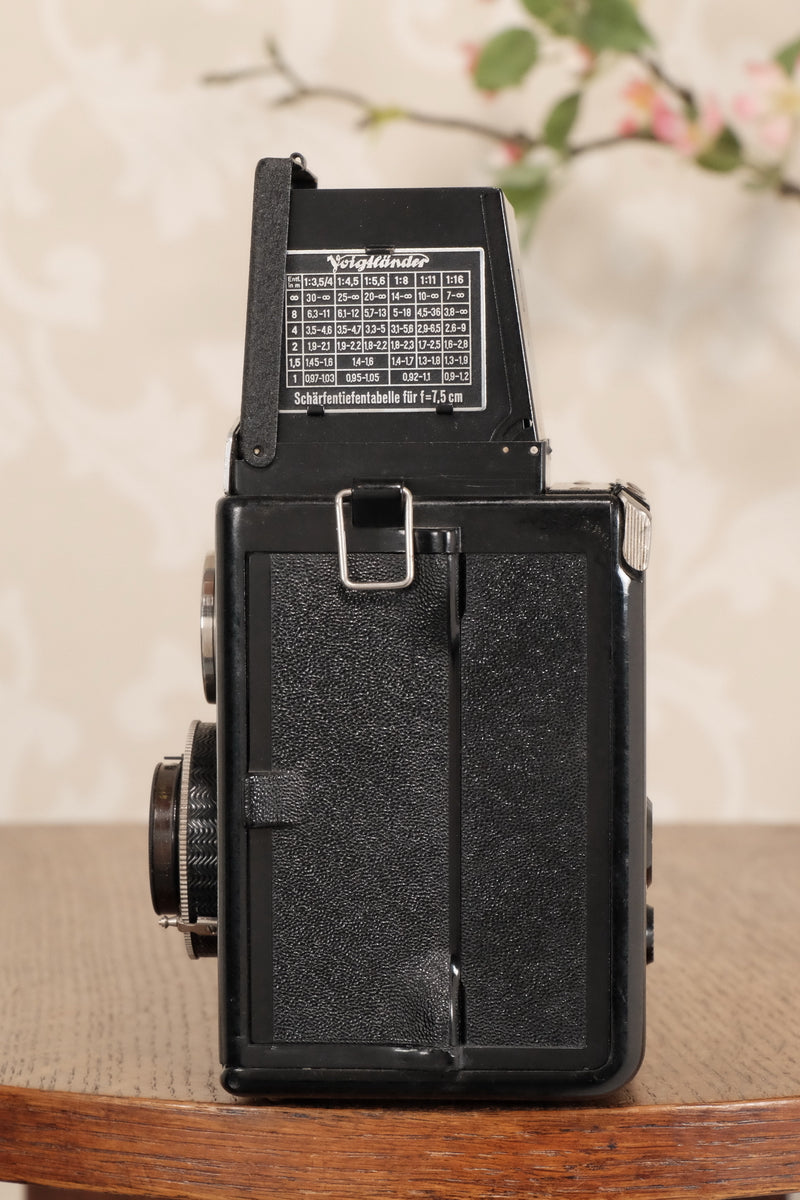 1938 Voigtlander Brillant 6x6 TLR, CLA'd, Freshly Serviced! - Voigtlander- Petrakla Classic Cameras