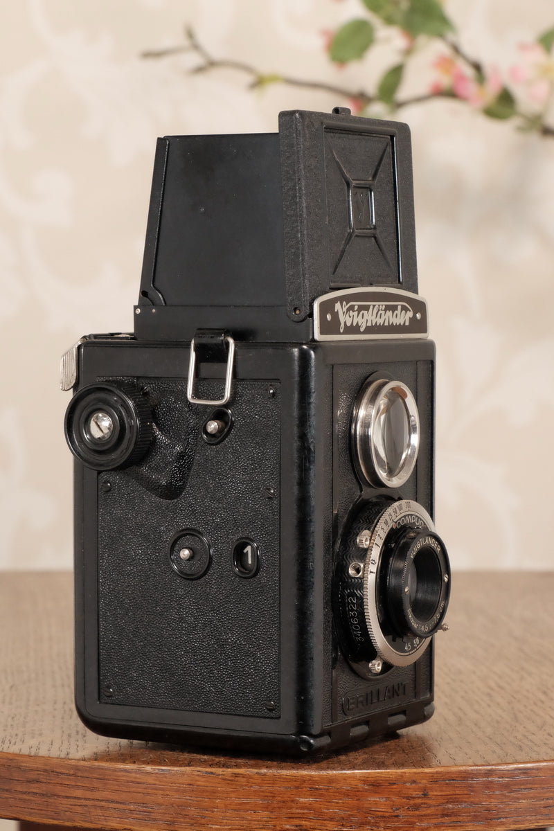 1938 Voigtlander Brillant 6x6 TLR, CLA'd, Freshly Serviced! - Voigtlander- Petrakla Classic Cameras