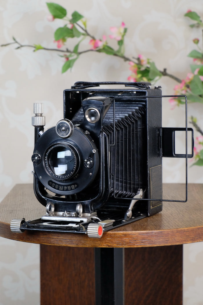 1931 Voigtlander 9x12 Bergheil Camera with HELIAR LENS!  Freshly serviced CLA’d - Voigtlander- Petrakla Classic Cameras