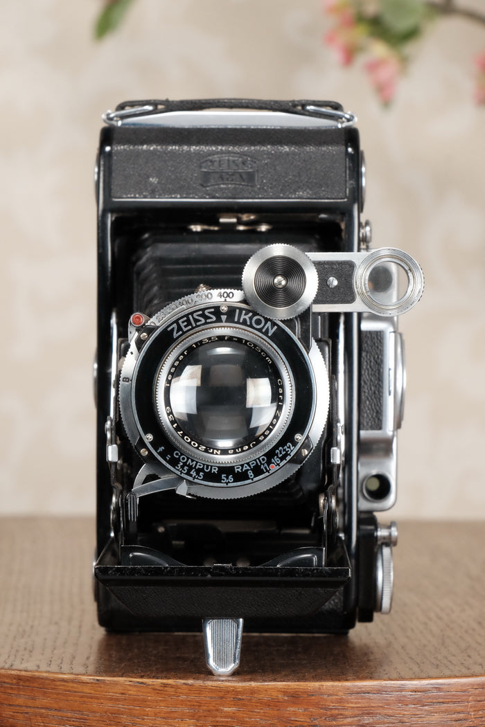 SUPERB! 1937 Zeiss Ikon Super Ikonta 6x9, Tessar lens , CLA'd, FRESHLY SERVICED! - Zeiss-Ikon- Petrakla Classic Cameras