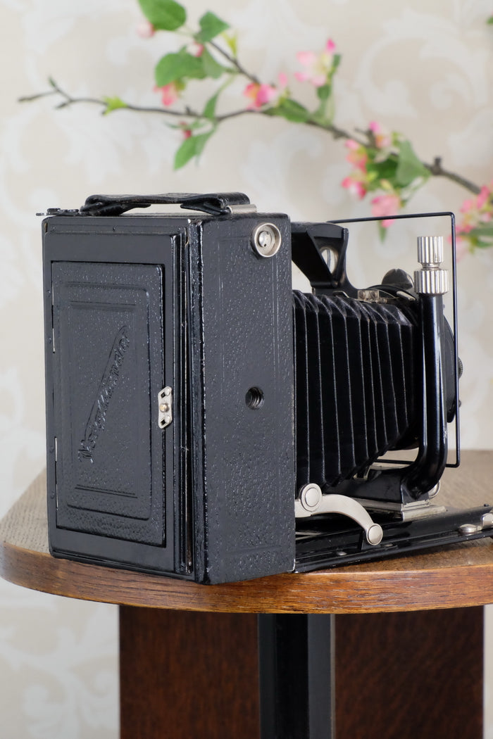 1931 Voigtlander 9x12 Bergheil Camera with HELIAR LENS!  Freshly serviced CLA’d - Voigtlander- Petrakla Classic Cameras