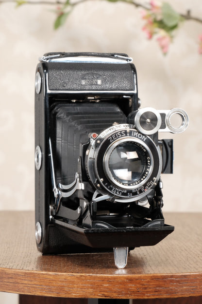 SUPERB! 1937 Zeiss Ikon Super Ikonta 6x9, Tessar lens , CLA'd, FRESHLY SERVICED! - Zeiss-Ikon- Petrakla Classic Cameras