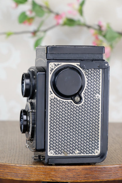 1933 Art-Deco Nickel-plated Rolleicord  CLA's, Freshly Serviced! - Frank & Heidecke- Petrakla Classic Cameras