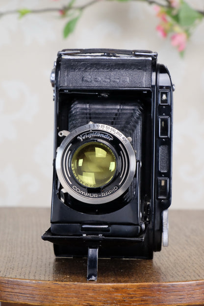 1936 Voigtlander 6x9 Bessa Rangefinder with Skopar lens and reduction mask. CLA'd, Freshly Serviced! - Voigtlander- Petrakla Classic Cameras