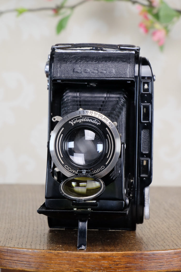 1936 Voigtlander 6x9 Bessa Rangefinder with Skopar lens and reduction mask. CLA'd, Freshly Serviced! - Voigtlander- Petrakla Classic Cameras