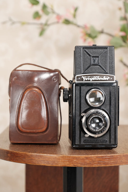 1938 Voigtlander Brillant 6x6 TLR, CLA'd, Freshly Serviced! - Voigtlander- Petrakla Classic Cameras