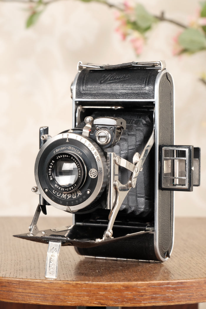 Excellent! 1936 Ihagee 6x9 Ultrix. CLA'd, Freshly Serviced! - Ihagee- Petrakla Classic Cameras