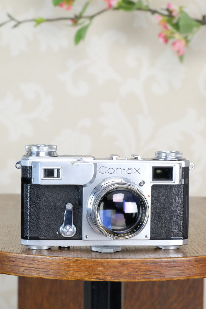 Excellent! 1938 Zeiss Ikon Contax II CLA'd, Freshly Serviced! - Zeiss-Ikon- Petrakla Classic Cameras