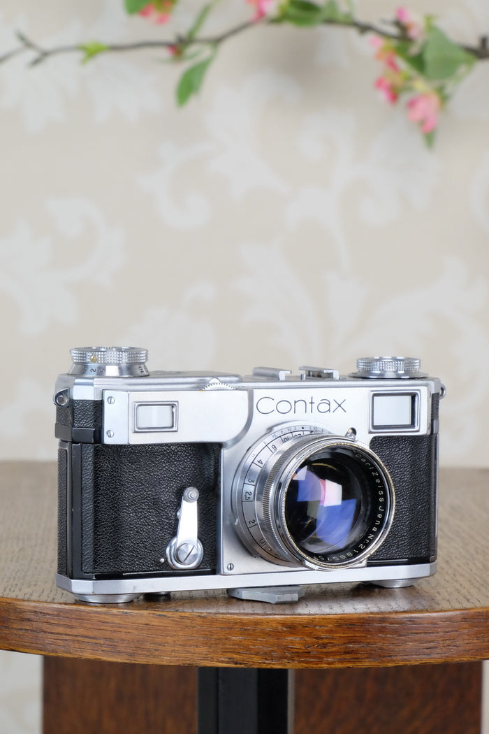 Excellent! 1938 Zeiss Ikon Contax II CLA'd, Freshly Serviced! - Zeiss-Ikon- Petrakla Classic Cameras