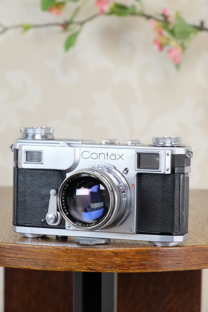 Excellent! 1938 Zeiss Ikon Contax II CLA'd, Freshly Serviced! - Zeiss-Ikon- Petrakla Classic Cameras