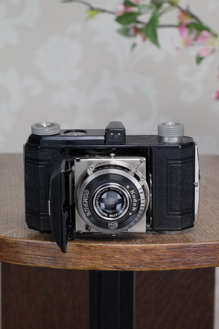 1937 BLACK KODAK RETINA I, CLA'd, Freshly Serviced! - Kodak- Petrakla Classic Cameras