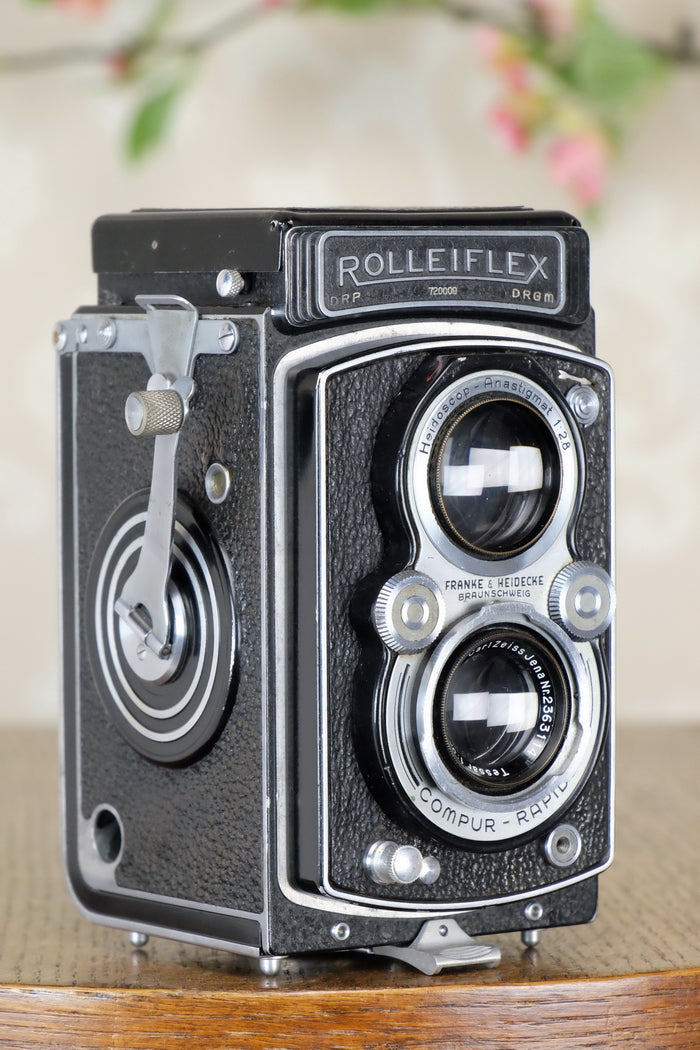 SUPERB! 1938 Rolleiflex Automat, Freshly Serviced, CLA’d - Frank & Heidecke- Petrakla Classic Cameras