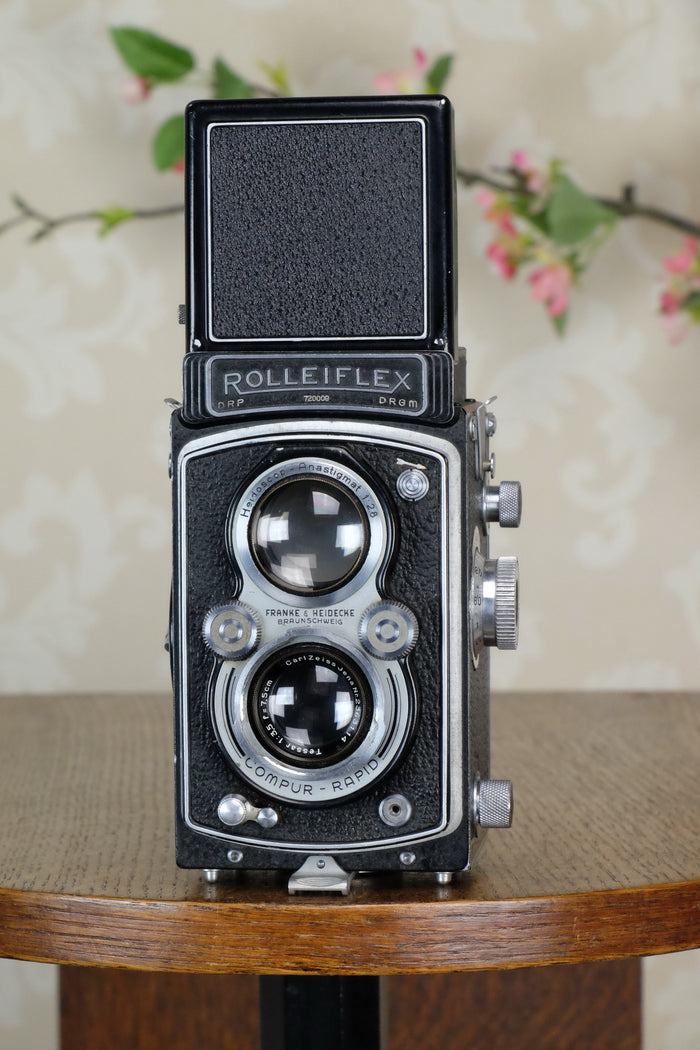 SUPERB! 1938 Rolleiflex Automat, Freshly Serviced, CLA’d - Frank & Heidecke- Petrakla Classic Cameras