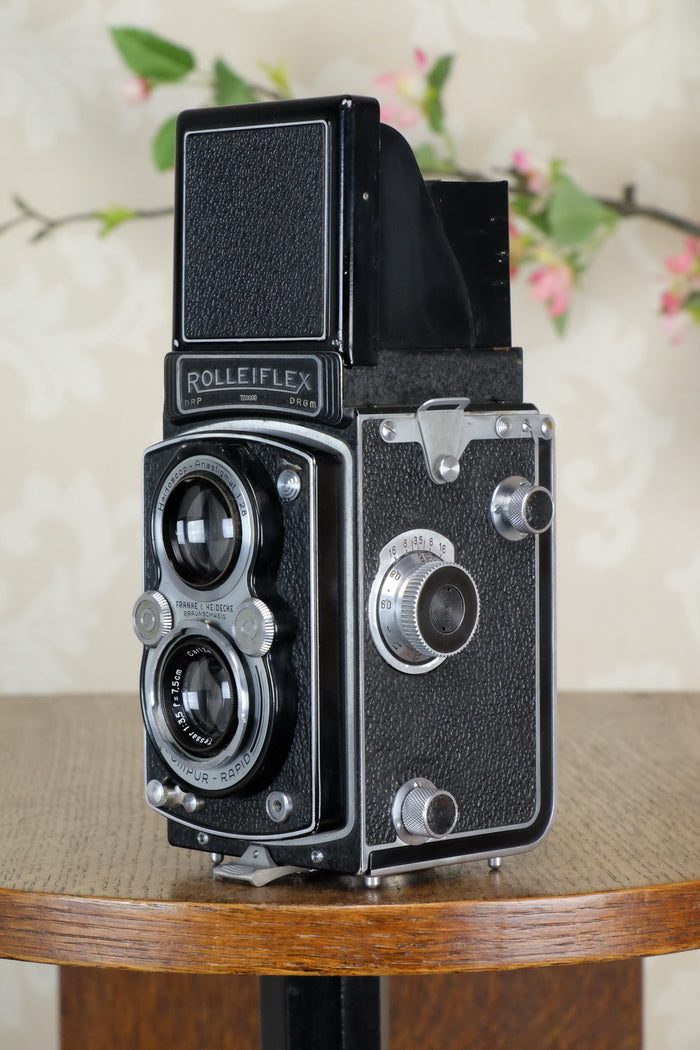 SUPERB! 1938 Rolleiflex Automat, Freshly Serviced, CLA’d - Frank & Heidecke- Petrakla Classic Cameras