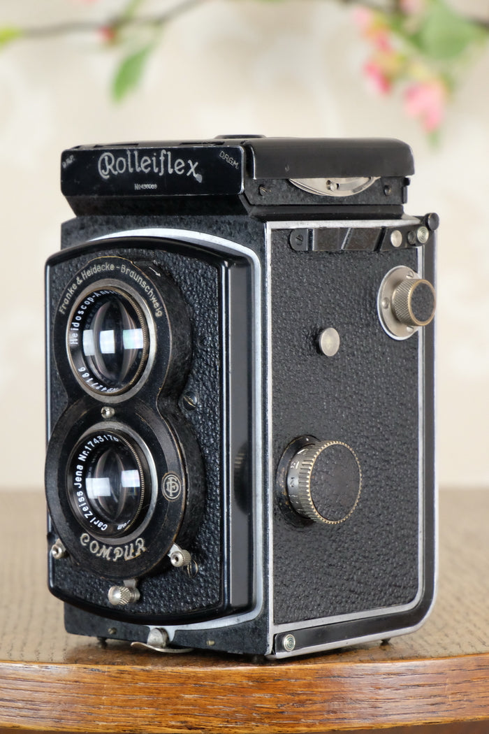 1936 Old Standard Rolleiflex, Freshly Serviced, CLA’d - Frank & Heidecke- Petrakla Classic Cameras