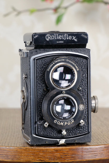 1936 Old Standard Rolleiflex, Freshly Serviced, CLA’d - Frank & Heidecke- Petrakla Classic Cameras