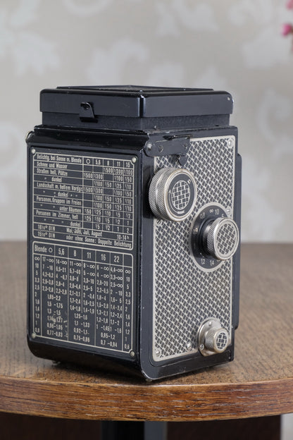 1936 Art-Deco Nickel-plated Rolleicord CLA’d Freshly Serviced! - Frank & Heidecke- Petrakla Classic Cameras