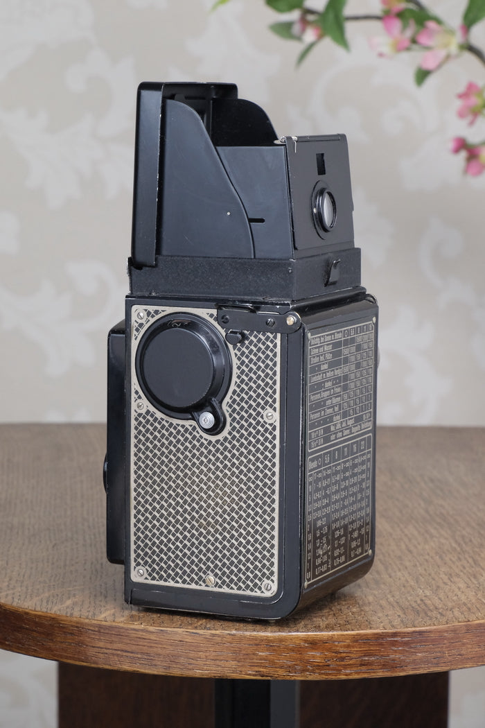 1936 Art-Deco Nickel-plated Rolleicord CLA’d Freshly Serviced! - Frank & Heidecke- Petrakla Classic Cameras