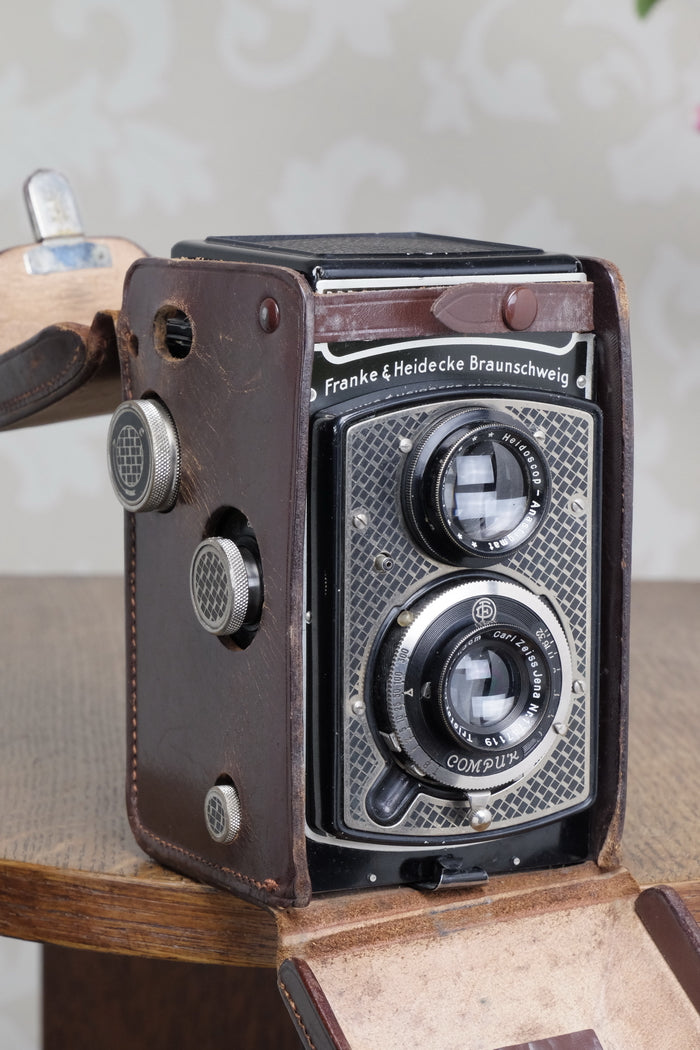 1936 Art-Deco Nickel-plated Rolleicord CLA’d Freshly Serviced! - Frank & Heidecke- Petrakla Classic Cameras