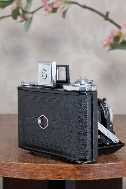 Superb! 1937 Zeiss Ikon 6x6 Ikonta with case. CLA'd, Freshly Serviced!