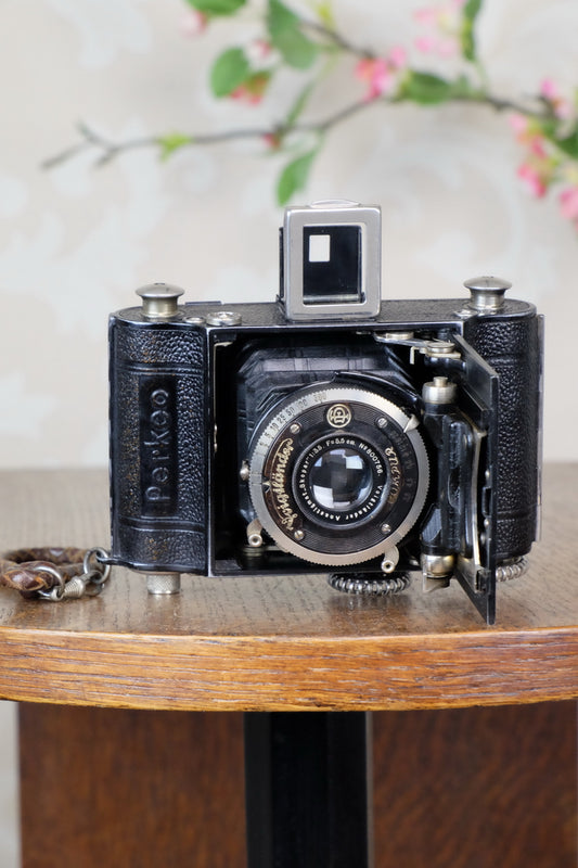 Rare! 1932 Voigtlander Perkeo, CLA'd, Freshly Serviced! - Voigtlander- Petrakla Classic Cameras