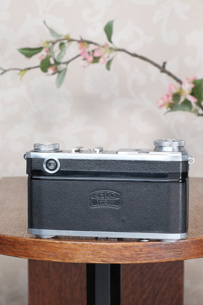 Superb! 1938 Zeiss Ikon Contax II with 50mm Zeiss Sonnar lens, Freshly Serviced!