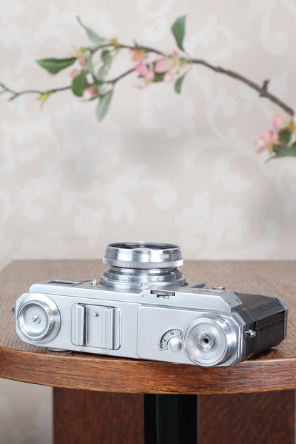 Superb! 1938 Zeiss Ikon Contax II with 50mm Zeiss Sonnar lens, Freshly Serviced!