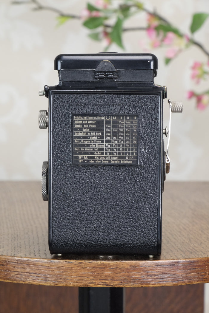 Excellent! 1935 Old Standard Rolleiflex, Freshly Serviced, CLA’d! - Frank & Heidecke- Petrakla Classic Cameras