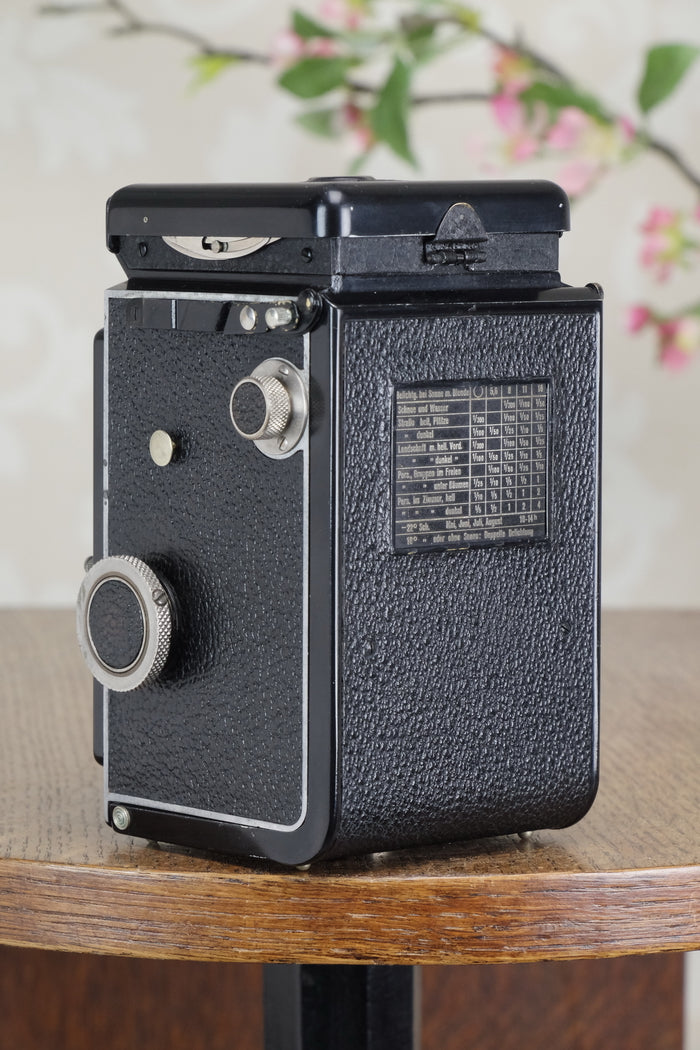 Excellent! 1935 Old Standard Rolleiflex, Freshly Serviced, CLA’d! - Frank & Heidecke- Petrakla Classic Cameras