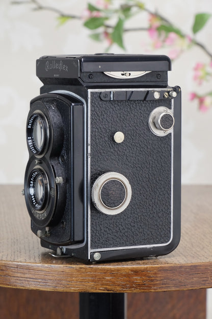 Excellent! 1935 Old Standard Rolleiflex, Freshly Serviced, CLA’d! - Frank & Heidecke- Petrakla Classic Cameras