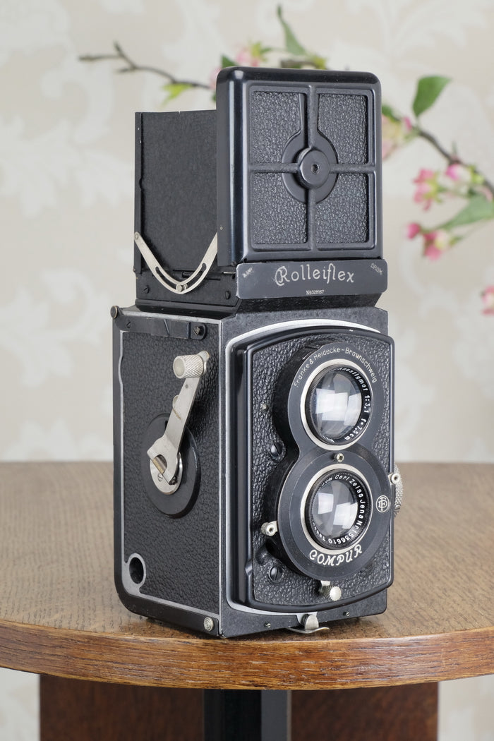 Excellent! 1935 Old Standard Rolleiflex, Freshly Serviced, CLA’d! - Frank & Heidecke- Petrakla Classic Cameras