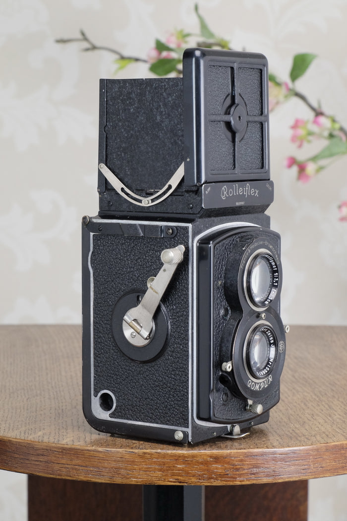 Excellent! 1935 Old Standard Rolleiflex, Freshly Serviced, CLA’d! - Frank & Heidecke- Petrakla Classic Cameras