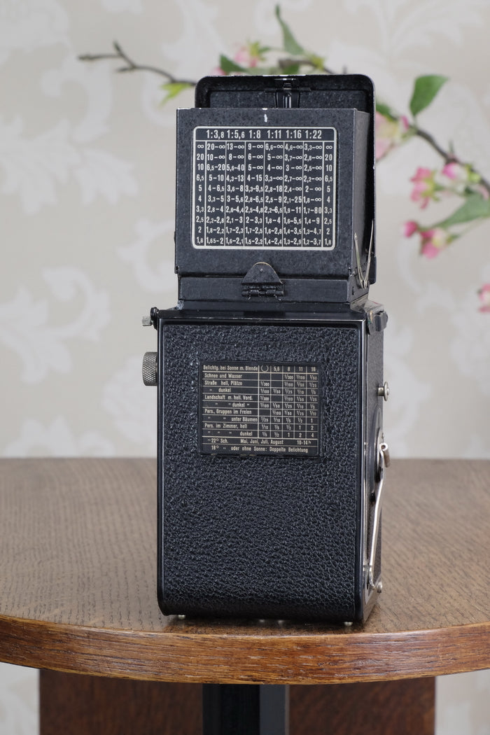 Excellent! 1935 Old Standard Rolleiflex, Freshly Serviced, CLA’d! - Frank & Heidecke- Petrakla Classic Cameras