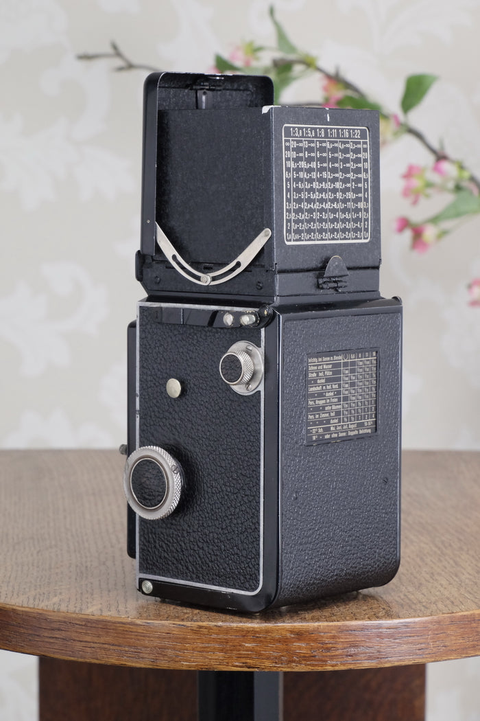 Excellent! 1935 Old Standard Rolleiflex, Freshly Serviced, CLA’d! - Frank & Heidecke- Petrakla Classic Cameras