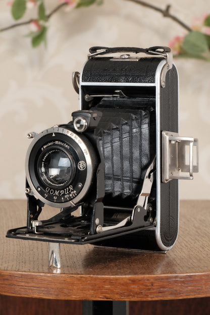 Superb! 1934 Welta Perle 6x9 Medium Format Folder, Freshly Serviced, CLA'd! - Welta- Petrakla Classic Cameras