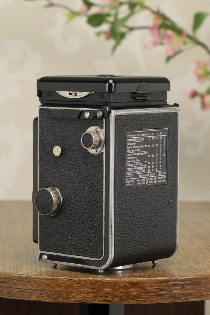 1933 Old Standard Rolleiflex, Freshly Serviced, CLA’d - Frank & Heidecke- Petrakla Classic Cameras