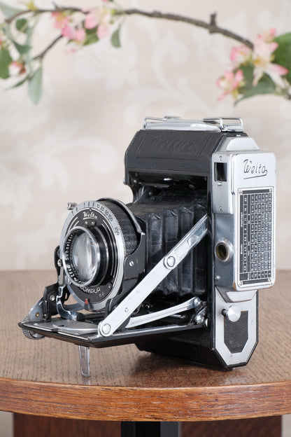 1938 6x6 WELTA WELTUR, Medium format, Coupled Rangefinder Camera. CLA'd, Freshly serviced!