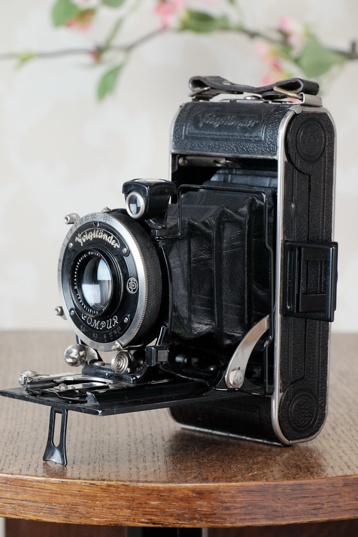 1933 Voigtlander 6x9 Folder with HELIAR lens, CLA'd FRESHLY SERVICED! - Voigtlander- Petrakla Classic Cameras