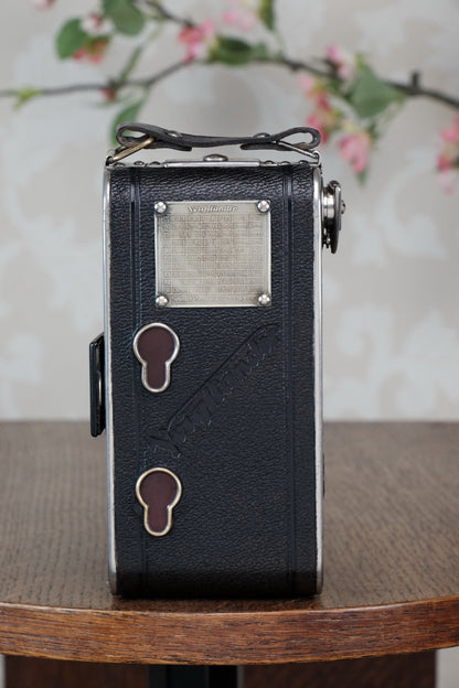 1933 Voigtlander 6x9 Folder with HELIAR lens, CLA'd FRESHLY SERVICED! - Voigtlander- Petrakla Classic Cameras