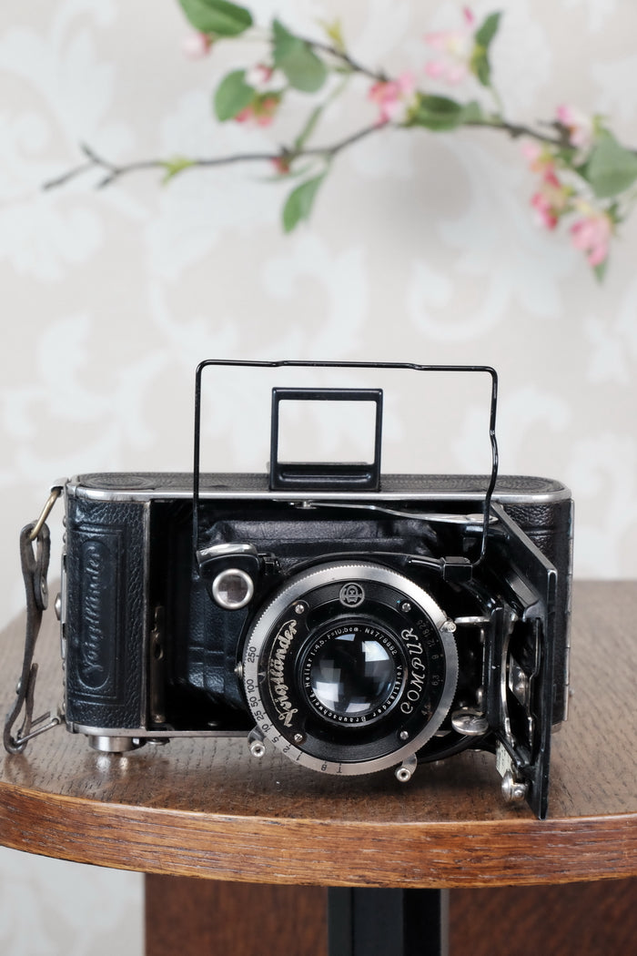 1933 Voigtlander 6x9 Folder with HELIAR lens, CLA'd FRESHLY SERVICED! - Voigtlander- Petrakla Classic Cameras