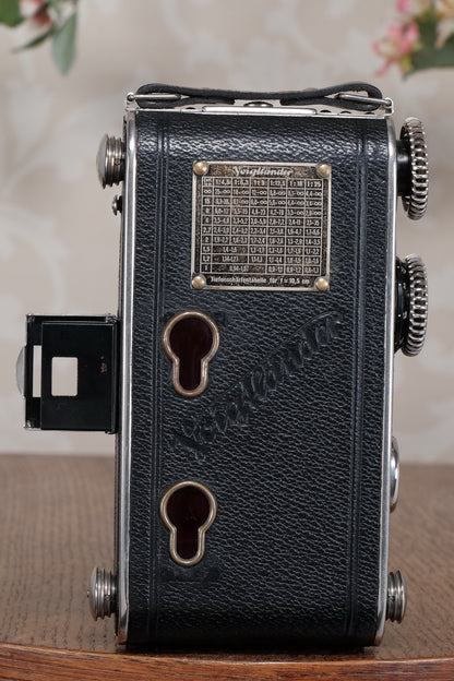 Superb! 1935 Voigtlander Inos II 6x9 Folder. CLA’d, Freshly Serviced!