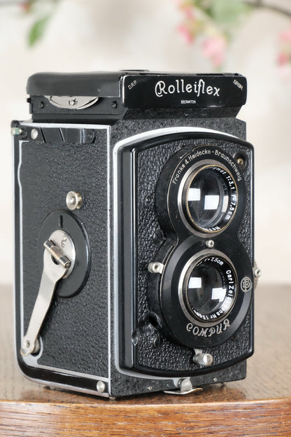 1934 Old Standard Rolleiflex, Freshly Serviced, CLA’d - Frank & Heidecke- Petrakla Classic Cameras