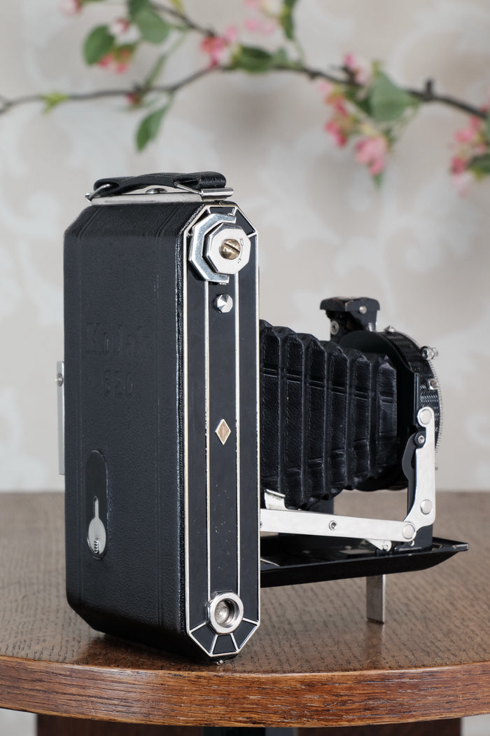 1935 Art Deco Kodak 6x9 camera, Freshly Serviced, CLA’d - Zeiss-Ikon- Petrakla Classic Cameras