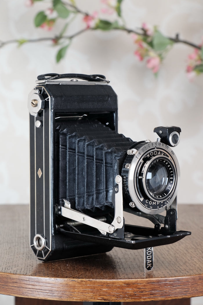 1935 Art Deco Kodak 6x9 camera, Freshly Serviced, CLA’d - Zeiss-Ikon- Petrakla Classic Cameras