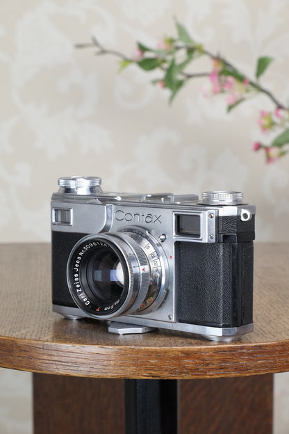 Excellent! 1937 Zeiss Ikon Contax II, CLA'd, Freshly Serviced! - Zeiss-Ikon- Petrakla Classic Cameras