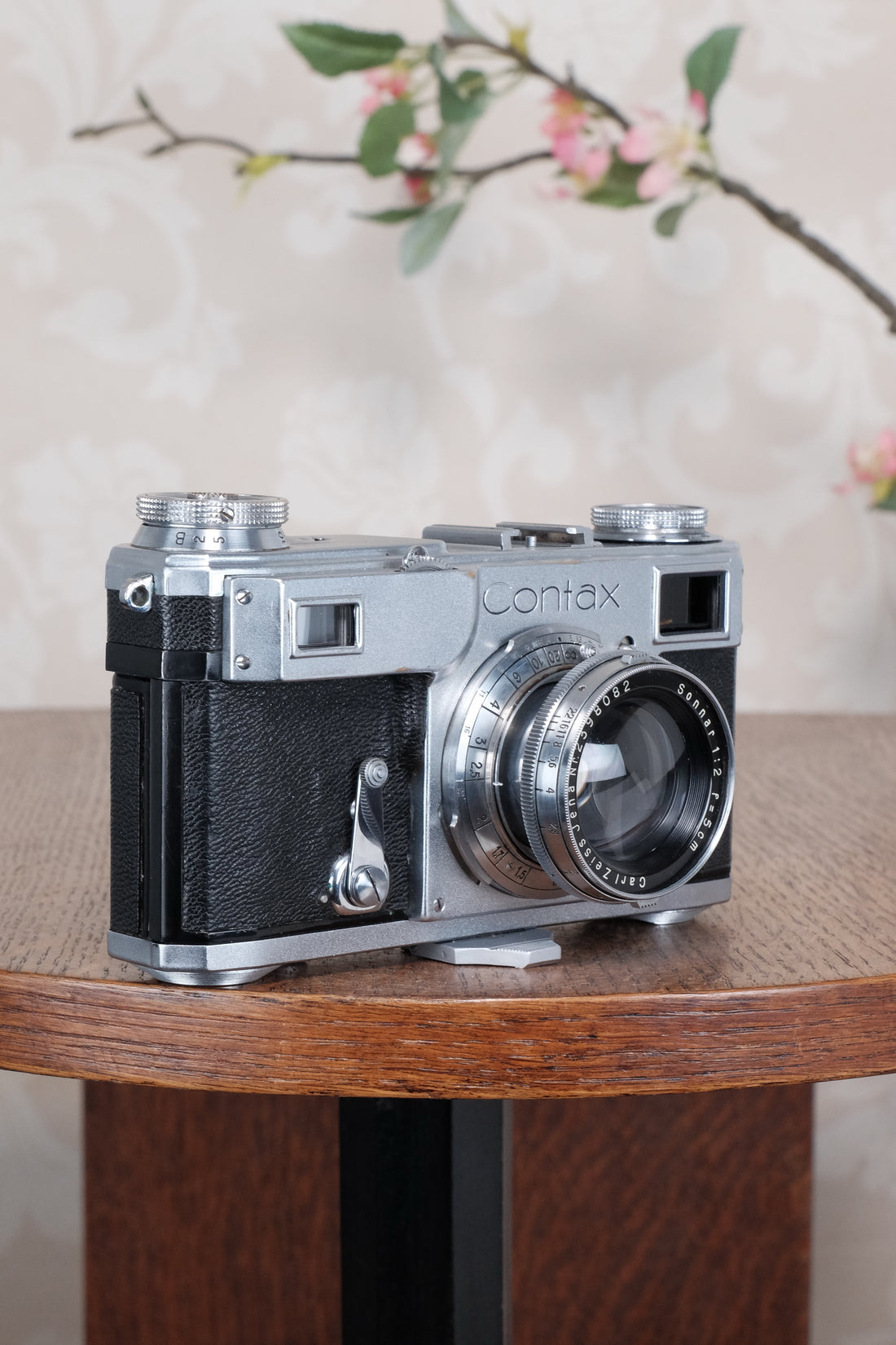 Superb! 1939 Zeiss Ikon Contax II Body and 50mm Zeiss Sonnar lens, CLA'd, Freshly Serviced!