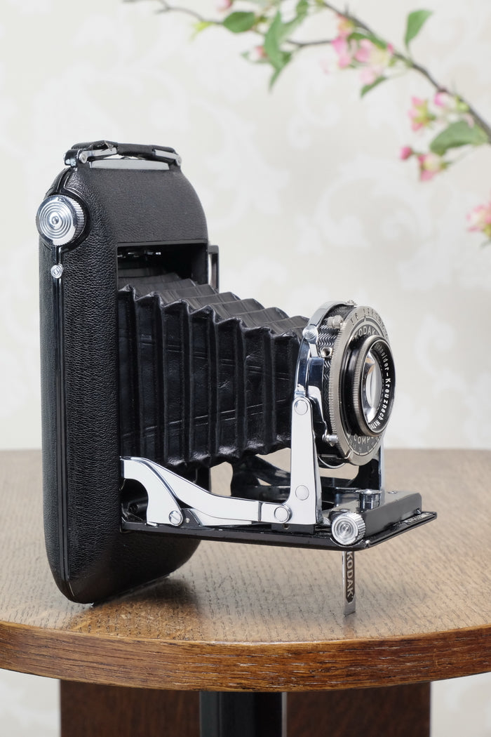 SUPERB! 1935 Kodak REGENT 6x9 Coupled Rangefinder Camera, CLA'd, Freshly serviced! - Kodak- Petrakla Classic Cameras