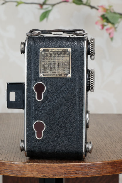 1935 Voigtlander Inos II 6x9 Folder. CLA’d, Freshly Serviced! - Voigtlander- Petrakla Classic Cameras