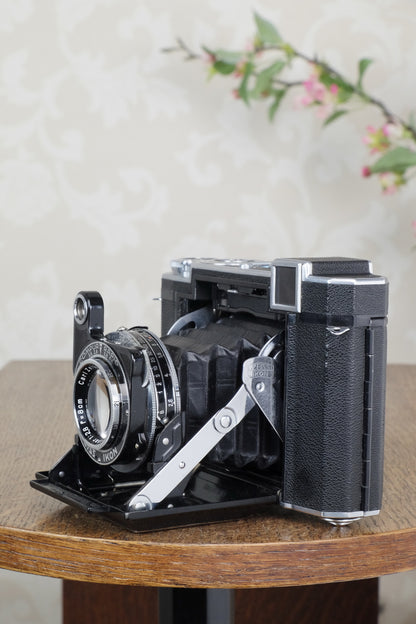 SUPERB! 1939 Zeiss Ikon Super Ikonta 6x6, Tessar lens, Freshly Serviced! - Zeiss-Ikon- Petrakla Classic Cameras