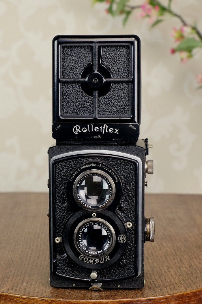 Excellent! 1934 Old Standard Rolleiflex, Freshly Serviced, CLA’d! - Frank & Heidecke- Petrakla Classic Cameras